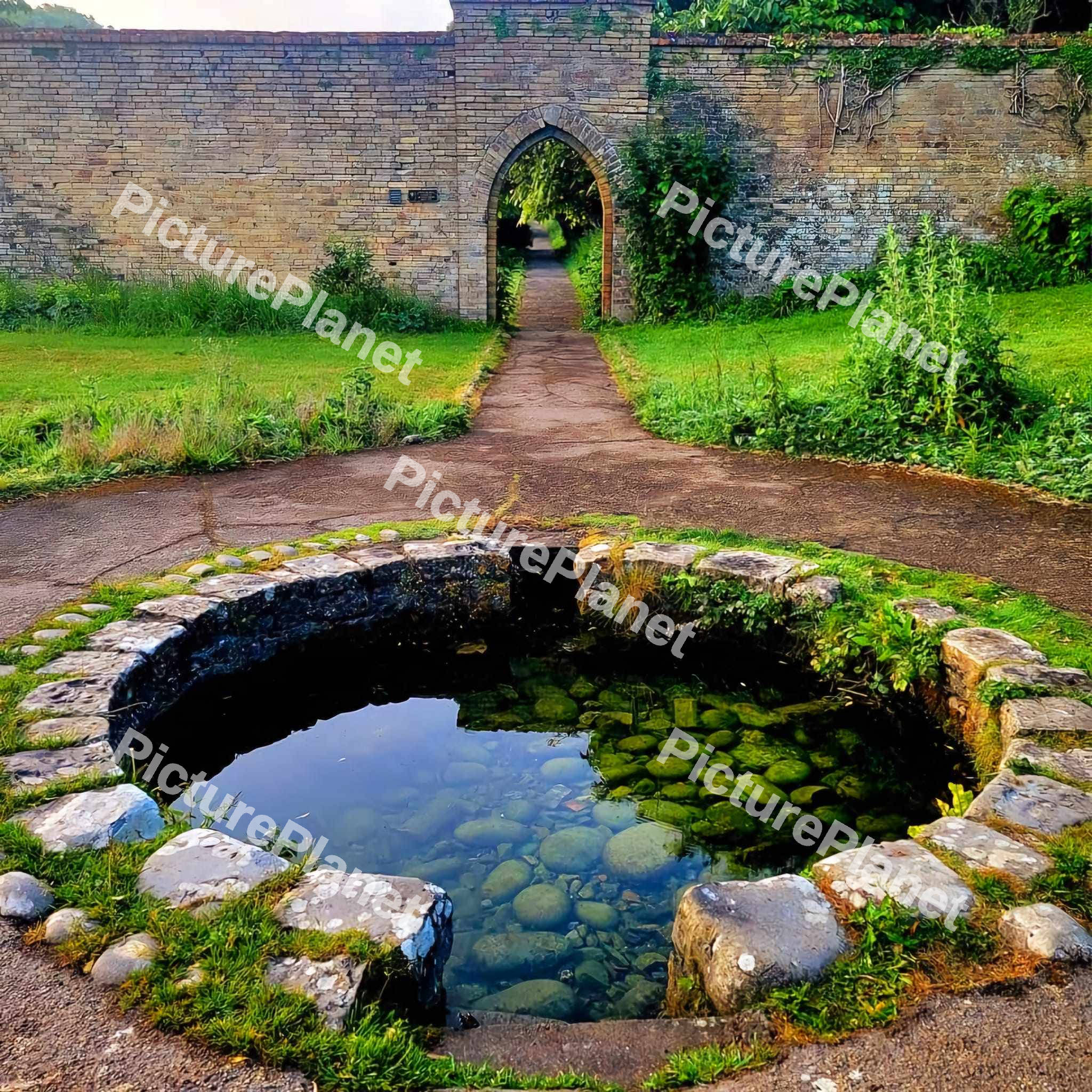 Pond with Moss